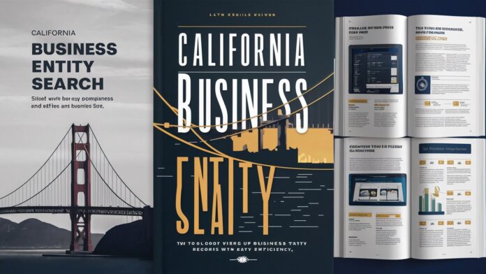 california business entity search​